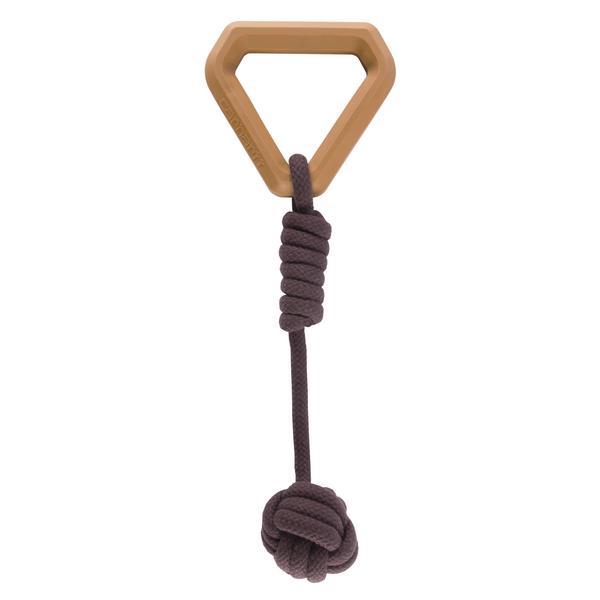 Rubber Handle Monkey Fist Pull Toy