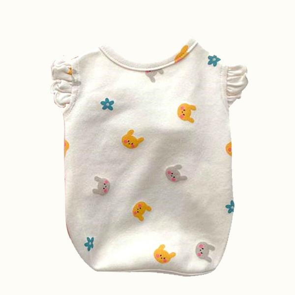 Bunny Ruffle Short Sleeve Top