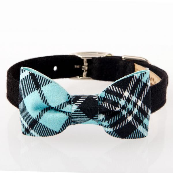 Tiffi Plaid Bow Tie Collar