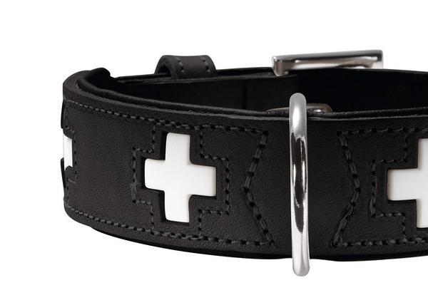 Cross-Stitched Leather Collar