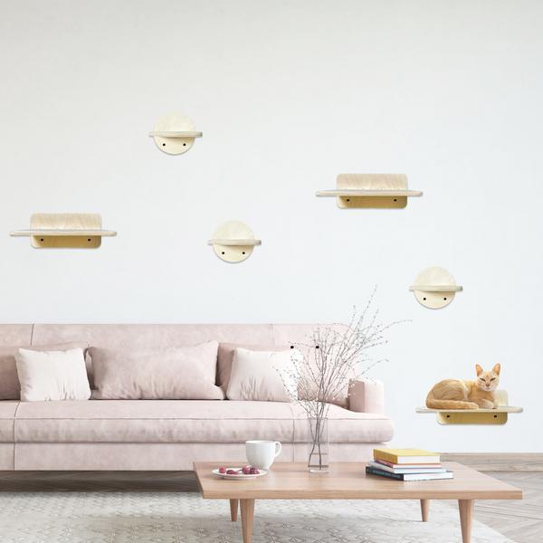 Wooden Wall Climbing Steps