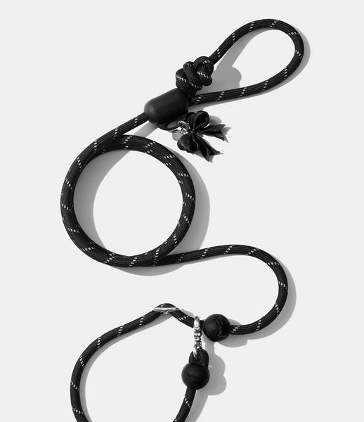Hands-Free Rope Leash With Bow Charm