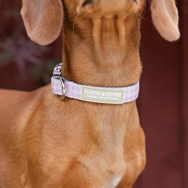 Fabric Collar Houndstooth