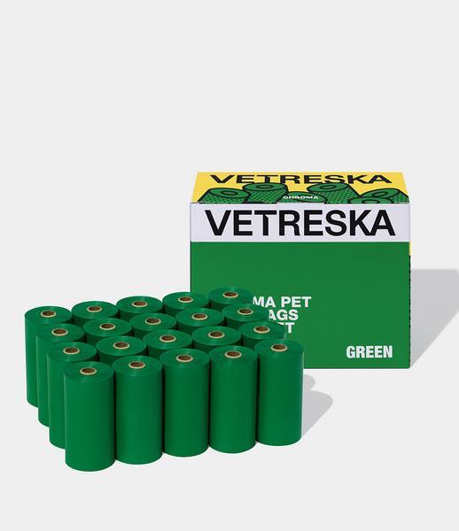 Chroma Pet Poop Bags Refill Set Green