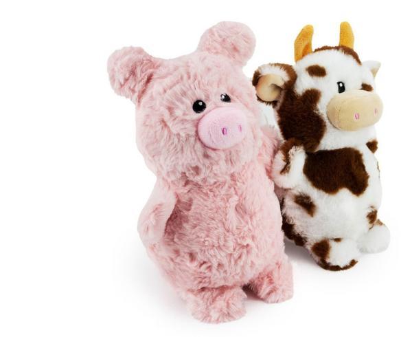 Mini Oinkers And Moozie Squeaker Ball