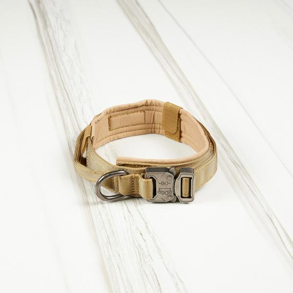 Tactical Nylon Collar Khaki