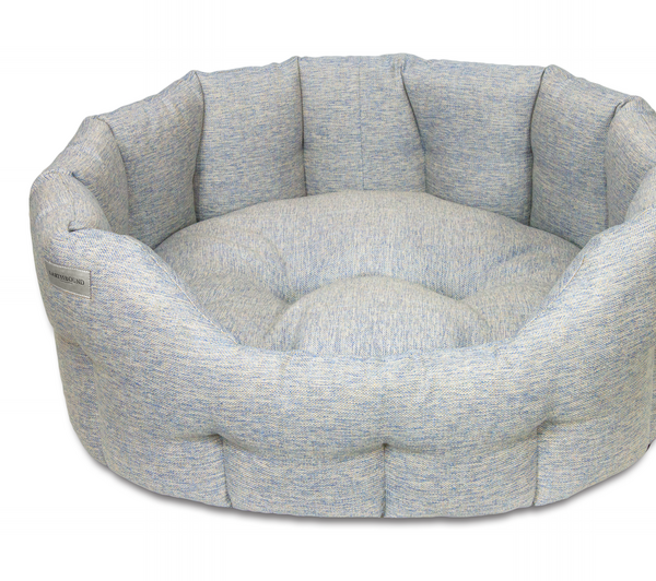 Round Bed Ice Blue