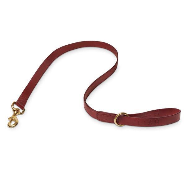 Maple Red Italian Leather Luxury Lead