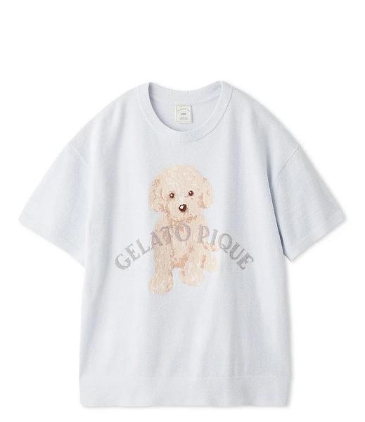 Jacquard Pullover with Toy Poodle Design