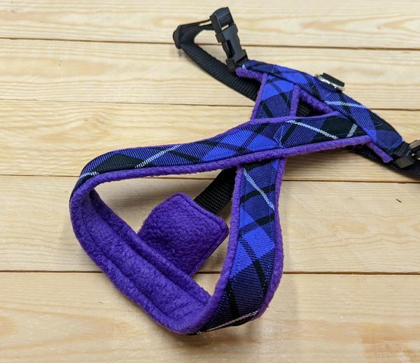 Tartan Fleece Lined Adjustable Harness