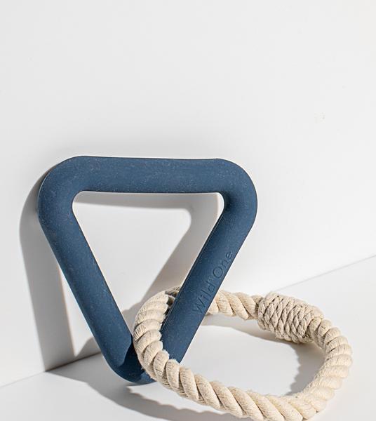 Triangle Tug Tug-of-War Toy with Reinforced Core