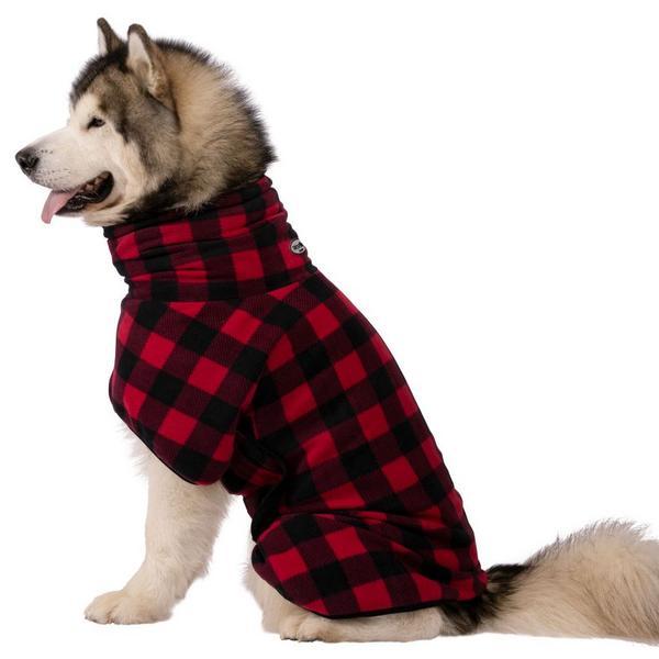 Towelling Robe Poochy Red L/XL