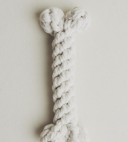 Woven Bone Rope Pet Toy