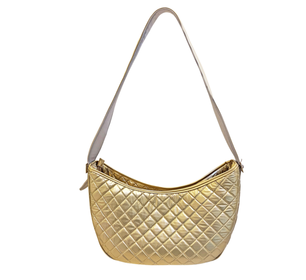 Pet Sling with Patent Vegan Leather and Rhinestone Buckles