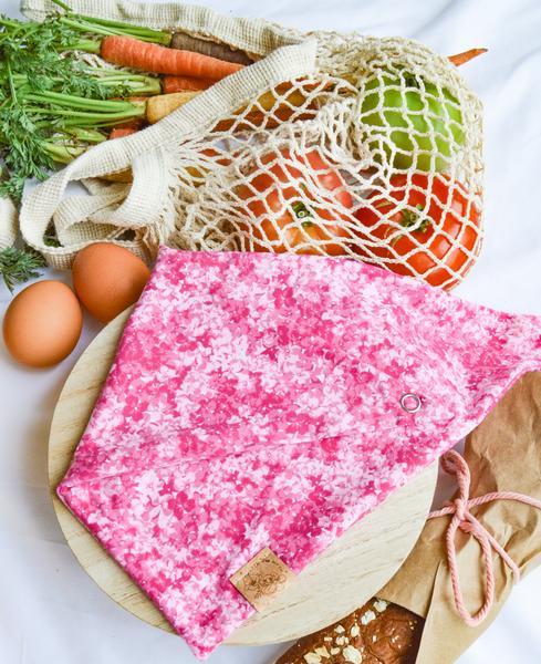 Buttery Soft Two-Toned Pink Floral Bandana