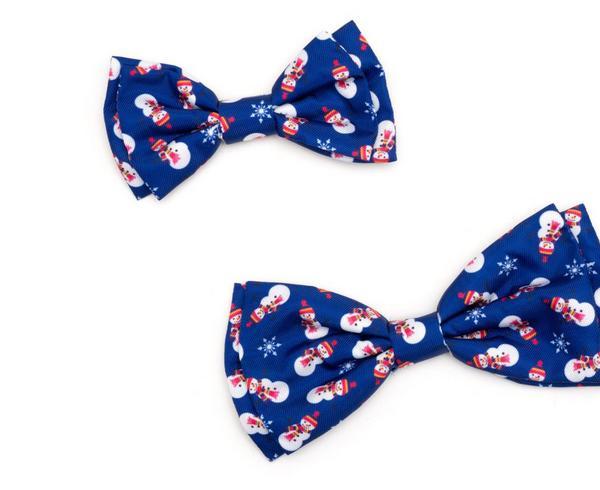 Christmas Snowman Bow Tie