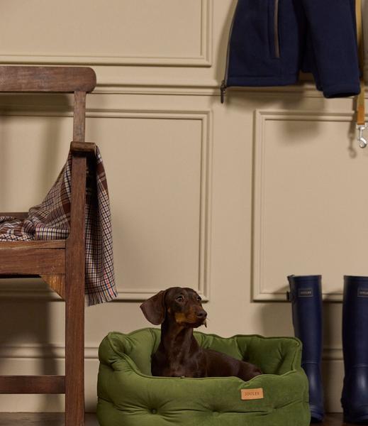 Khaki Chesterfield Pet Bed