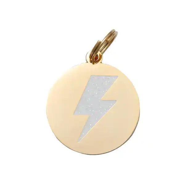 Lightning Bolt Enamel Charm/ID Tag