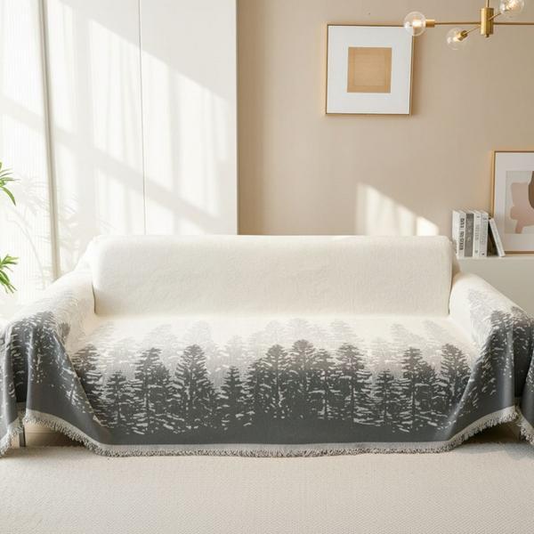 Pet Couch Cover Forest Gray