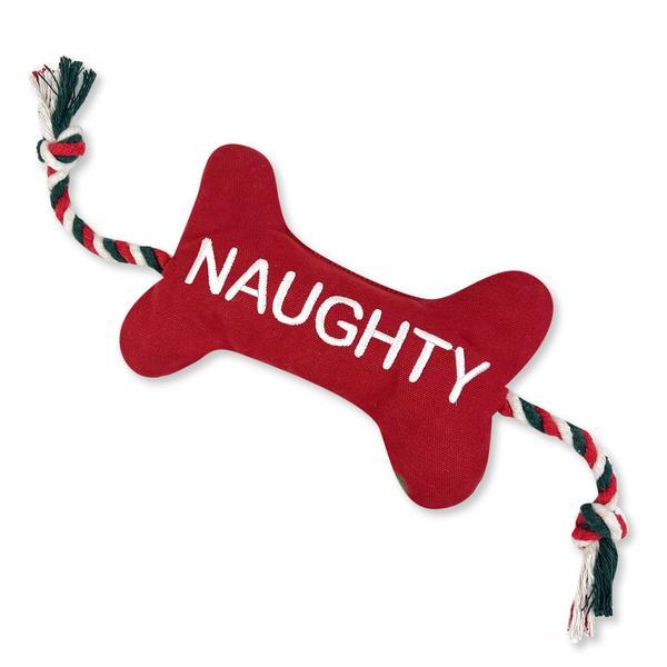 Holiday Stuffed Bone Toy
