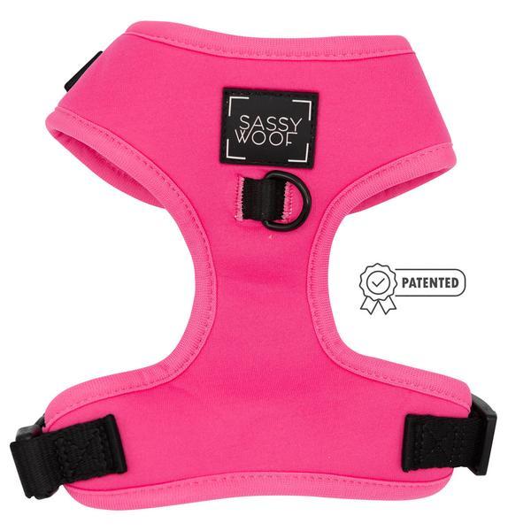 Adjustable Harness - Neon Pink