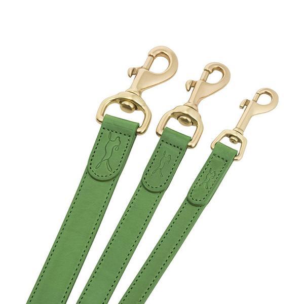 Avocado Green Luxury Leather Lead