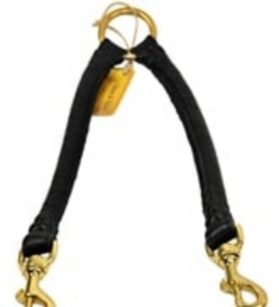 Rolled Leather Leash Coupler