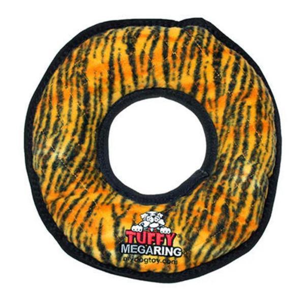 Mega Ring Extra Large Durable Tug Toy Tiger Print