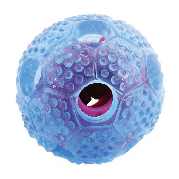 Interactive Treat Dispensing Transparent Chew Toy