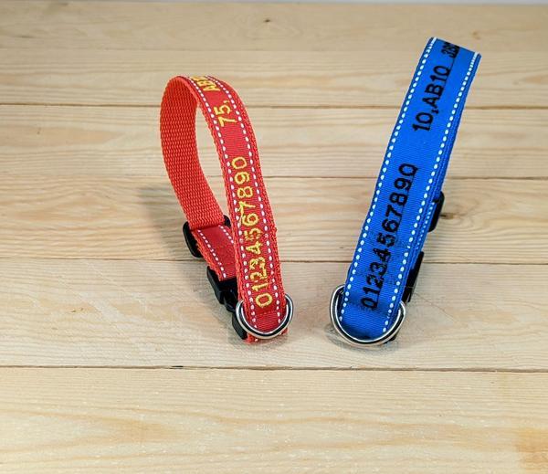 Personalised Embroidered Identity Collar