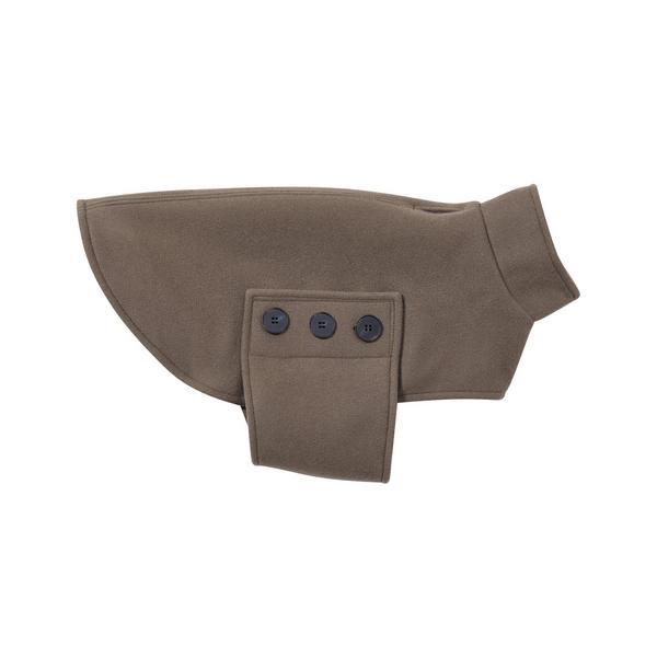 Adjustable Woolen Coat Celadon Green