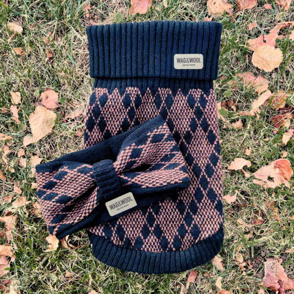Black Edition Jumper And Matching Headband In Merino Lambswool