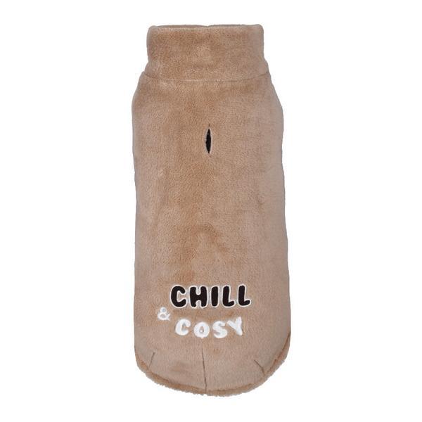 Soft Double Layer Fleece Sweater With Decorative Embroidery