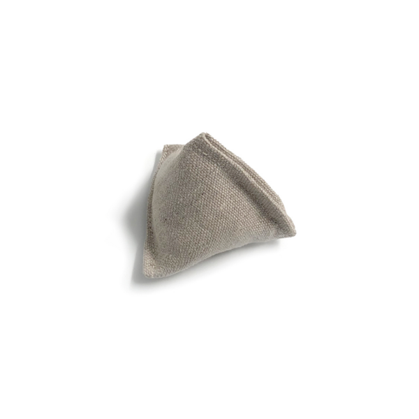 Catnip Pyramid Toy In Cotton And Hemp With Buckwheat