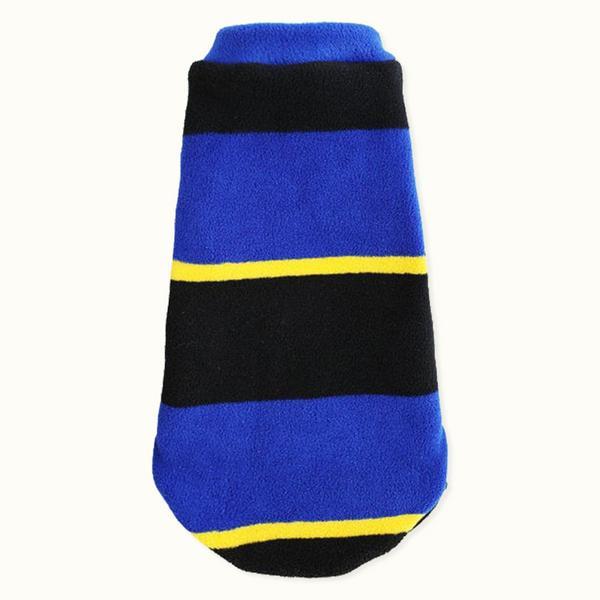Pencil Stripes Cut Out Fleece Top