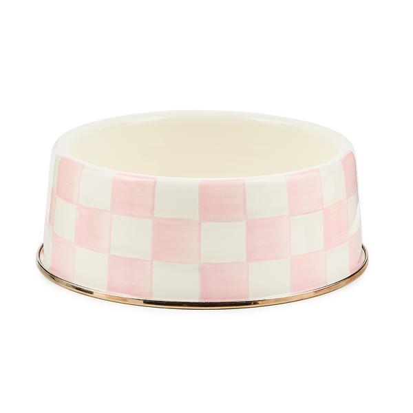 Rosy Check Large Pet Dish
