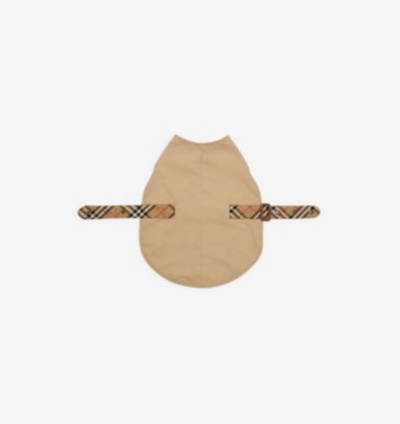 Gabardine Coat In Honey Sand Beige