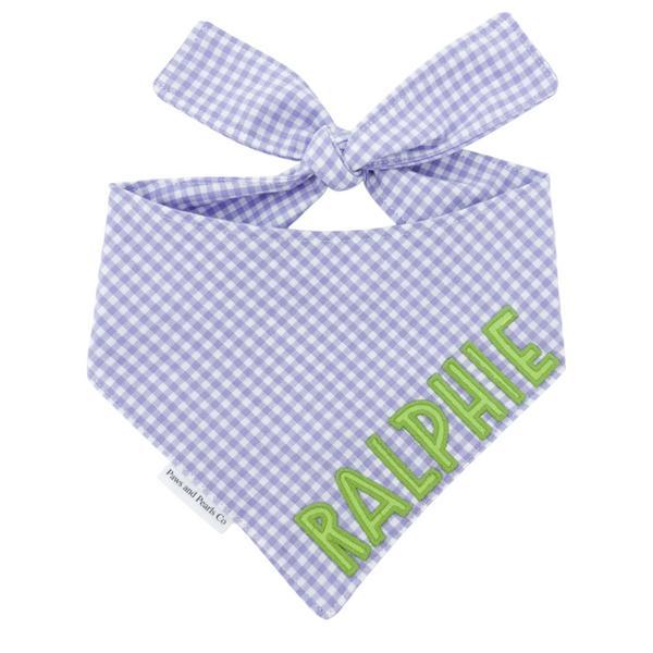 Purple Gingham Bandana Halloween Colorway