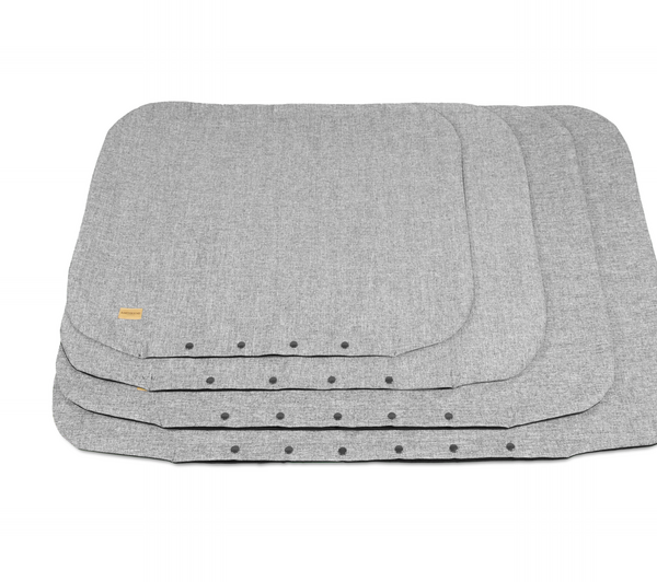 Flat Cushion Banbury Spare Cover Pave Gray