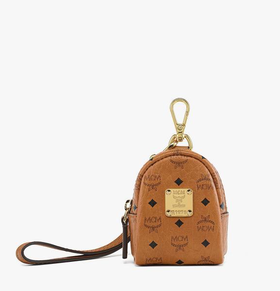 Wristlet Pet Litter Bag Holder In Monogram Print Leather