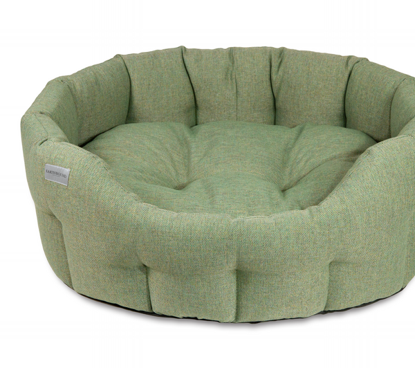 Round Marlow Bed Moss Green