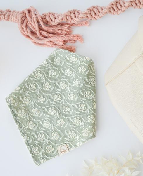 Embroidered Eyelet Bandana