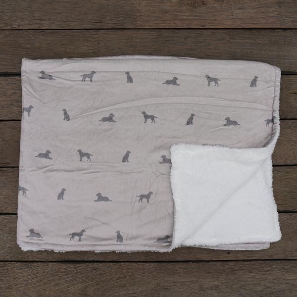Luxury Labrador Print Blanket